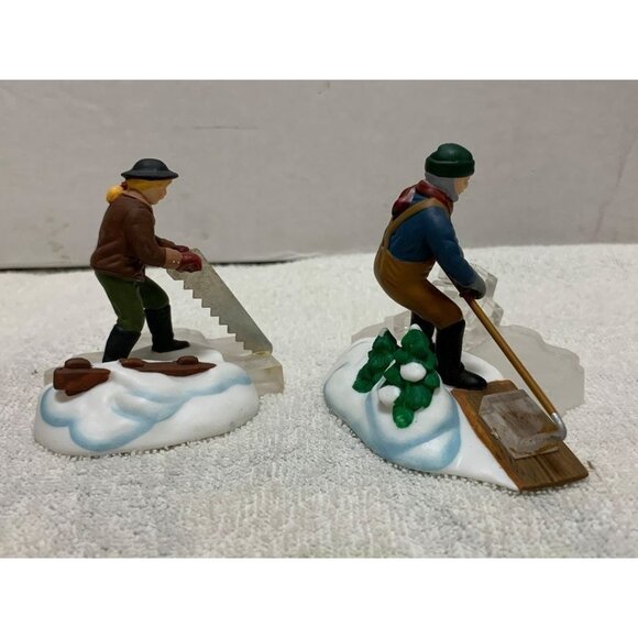 Dept 56 Blue Star Ice Harvesters New England Village Christmas Accessory - 1988 - Picture 7 of 10